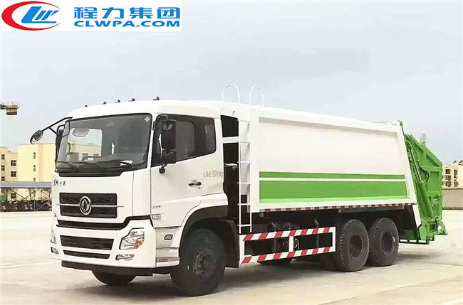 國(guó)五東風(fēng)天龍后雙橋壓縮式垃圾車(chē)