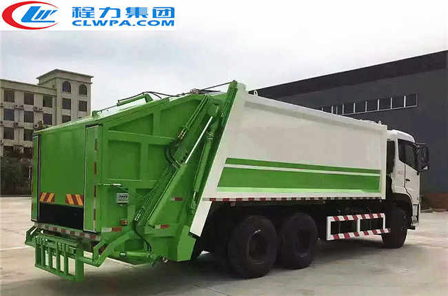 國(guó)五東風(fēng)天龍后雙橋壓縮式垃圾車(chē)