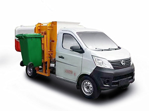 國(guó)五長(zhǎng)安掛桶垃圾車