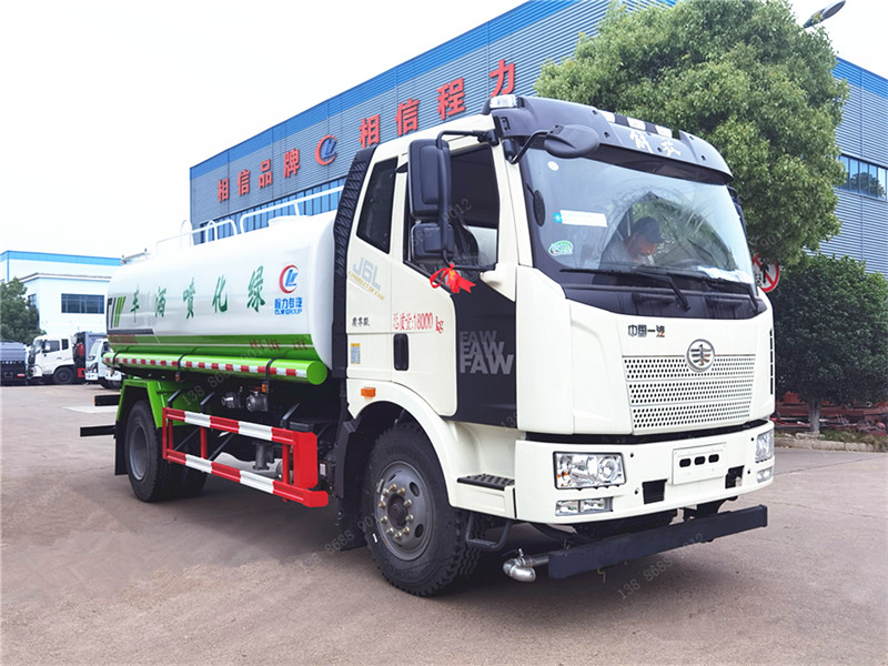 解放14-15噸J6灑水車(chē)
